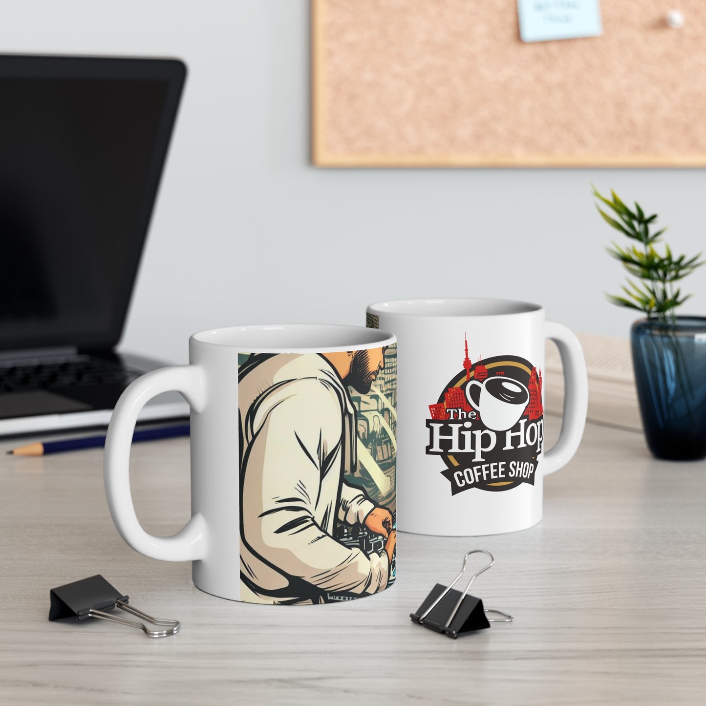 *Limitied Edition* "Coffee Vibes" 11oz Mug from The Hip Hop Coffee Shop