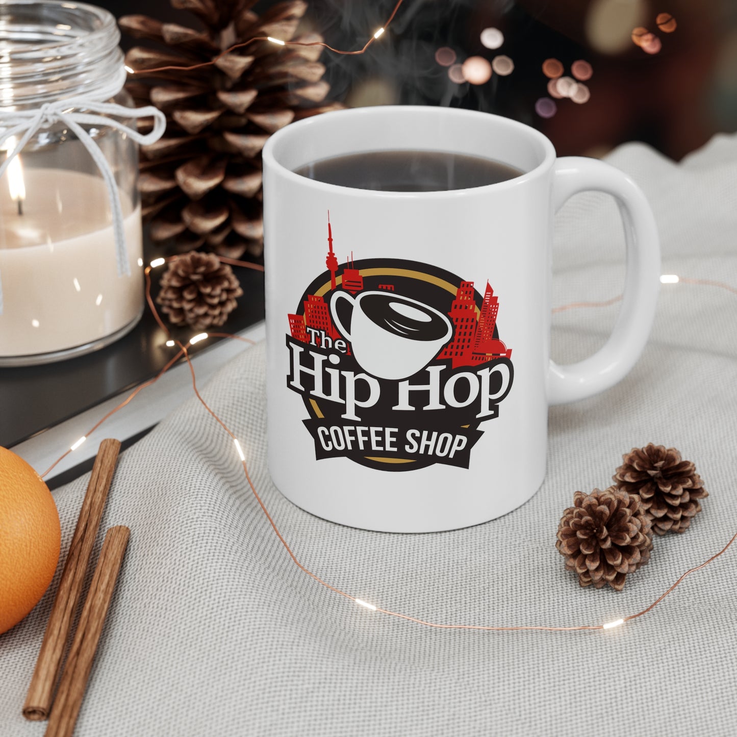 *Limitied Edition* "Coffee Vibes" 11oz Mug from The Hip Hop Coffee Shop