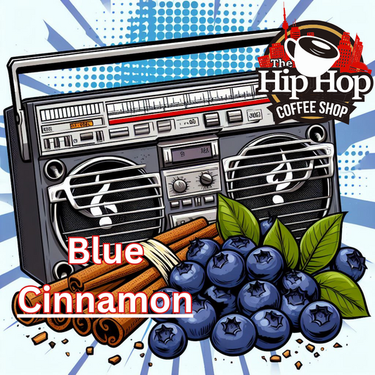 Blue Cinnamon -Blueberry Cinnamon Crumble Flavored Coffee (Regular or Decaf)